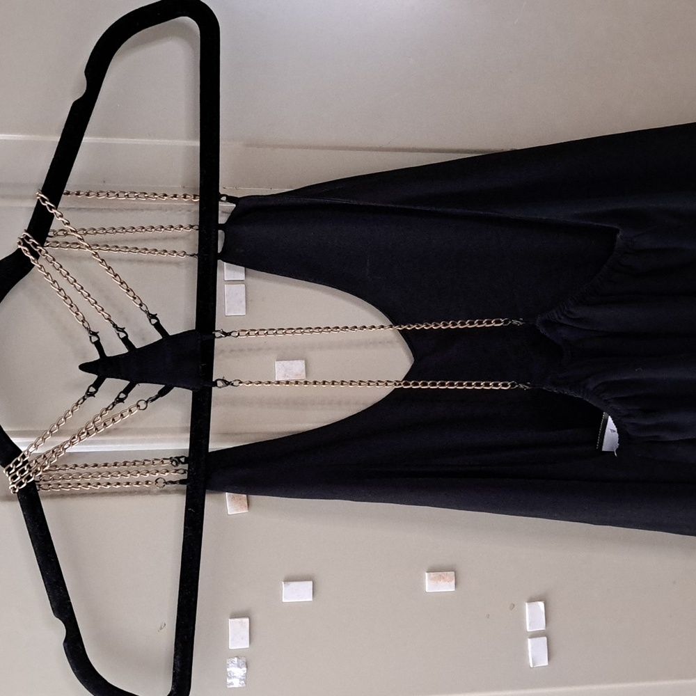 Addie Black Chain Backless Dress - Picture 6 of 8